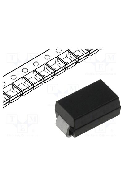 OEM Diodă TVS DIODES INCORPORATED SMAJ100A-13-F, 0,4kW, 111÷123V, 2,5A, unidi...