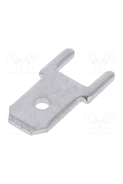 OEM Terminal plat NINIGI LS1560, 4,8mm, 0,8mm, tată, THT, alamă, argintat, Pa...