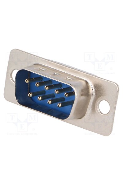 OEM Conector D-Sub CONNFLY DS09P, PIN 9, soclu, tată, drept, THT, 5A, 15mΩ, P...