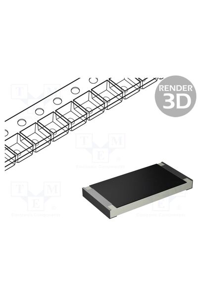 OEM Rezistor film gros YAGEO RC2512FK-0710R, 10Ω, SMD, 2512, 1W, ±1%, 200V, -...