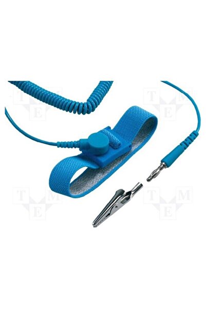 OEM Set Brăţară pentru mână ENGINEER OPASKA-ESD, ESD, W 19mm, albastră, 1MΩ