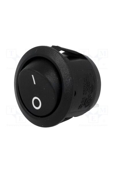 OEM ROCKER SCI R13112A02BB2, SPST, Poz 2, ON-OFF, 10A/250VAC, neagră, R13-112...