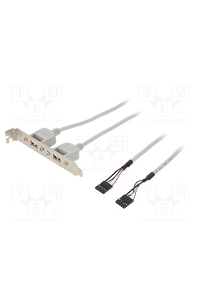 OEM Adaptor BQ CABLE AK674.1, brăţară pe slot, USB A soclu x2,conector 5pin x...