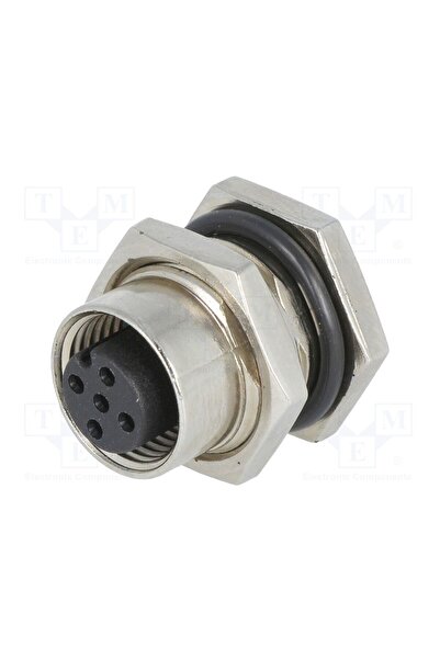 OEM Conector M12 AMPHENOL LTW 12-05PFFS-SF8001, soclu, 5 pini, mamă, 60V, dre...