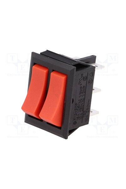 OEM Comutator basculant SCI R1390PCC01BRR, SPDT x2, Poz 4, ON-ON + ON-ON, 10A...