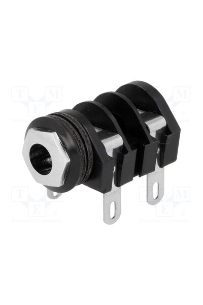 OEM Conector Jack 6,3mm CLIFF CL1298A, soclu, mamă, piste 2, în unghi 90°, S4