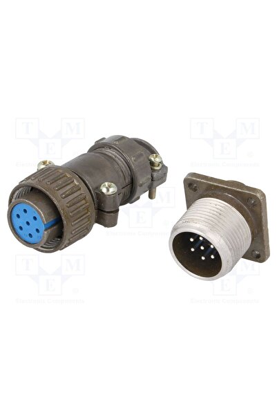 OEM Conector circular CONNFLY DS1110-08-07LYP, soclu,mufă, DS1110-08, tată,ma...