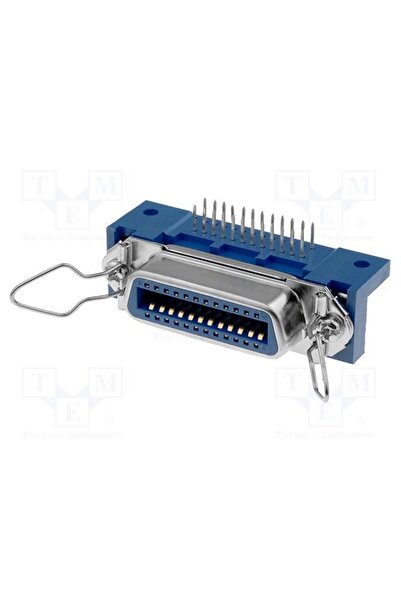 OEM Conector Centronics CONNFLY CENTR-124K, soclu, mamă, PIN 24, THT, în ungh...