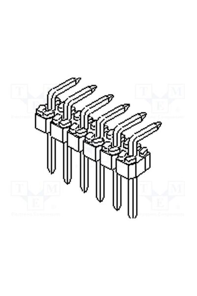 OEM Conector şiruri pini MOLEX MX-90121-0762, şir pini, tată, PIN 2, THT, C-G...