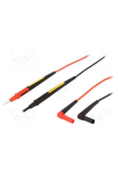 OEM Cabluri de măsurare FLUKE FLK-TL175, Inom 10A, Lung 1,2m, negru şi roşu