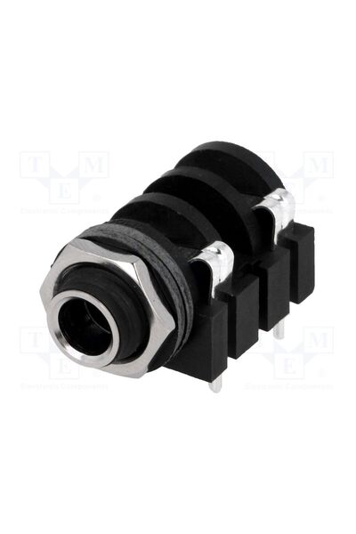 OEM Conector Jack 6,3mm AMPHENOL ACJM-MH, soclu, mamă, mono, piste 2, în ungh...
