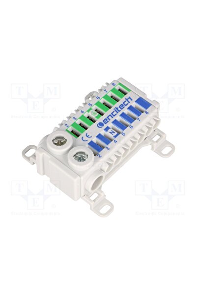 OEM Term.îmbinare bloc de distribuţie ENCITECH EST172PE-GR/BLUE, 76A, 690V, a...
