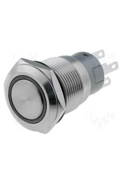 OEM Comutator anti-vandalism ONPOW V19-11R-12Y-S, Poz. 2, SPDT, 0,5A/220VAC, ...