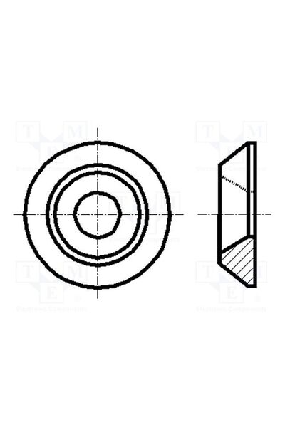OEM Şaibă BOSSARD B4/BN1277, specializată, M4, D=14mm, h=2,3mm, oţel, Acoperi...