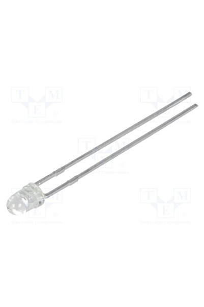 OEM LED KINGBRIGHT ELECTRONIC L-934GC, verde, 3mm, 20÷80mcd, 50 ° Parte front...