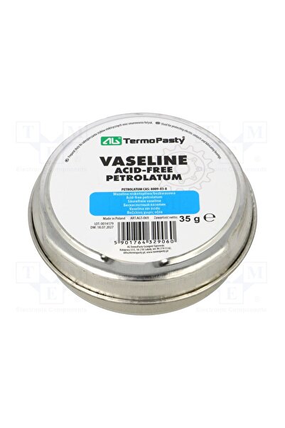 OEM Vaselină AG TERMOPASTY WAZELINA-35, albă, pastă, Caracteristici fără acid...