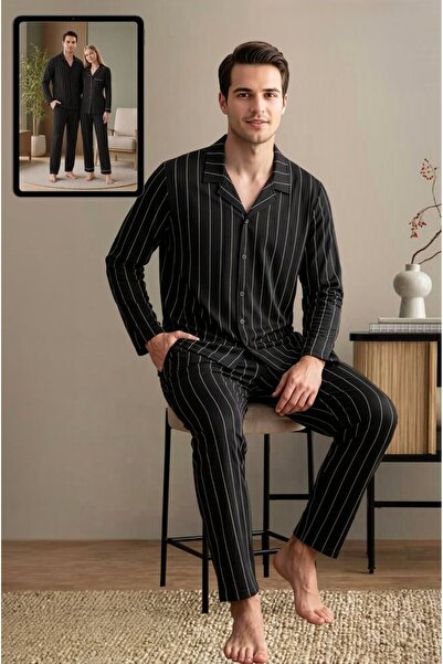 Over Sleep by Poleren Long Sleeved Front Buttoned Pajama Set