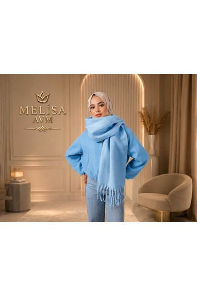 MELİSA AVM Puffy Yumuşak Dokulu Kadın Atkı Şal Omuz