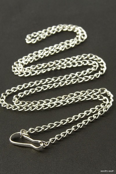 ZERO LAND Spt-Gld Flat Necklace Large 65 cm (40251) Silver Color