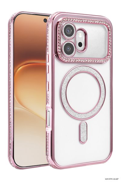 New Face Spt-Gld Honor 600 Joke Simli Magneticsafe Case (35414) - Pink