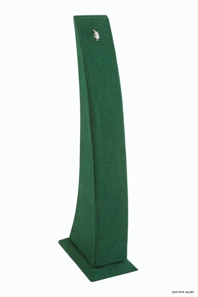 ZERO LAND Spt-Gld Anfora Flocked Fabric Pendant (44634) Stand Green