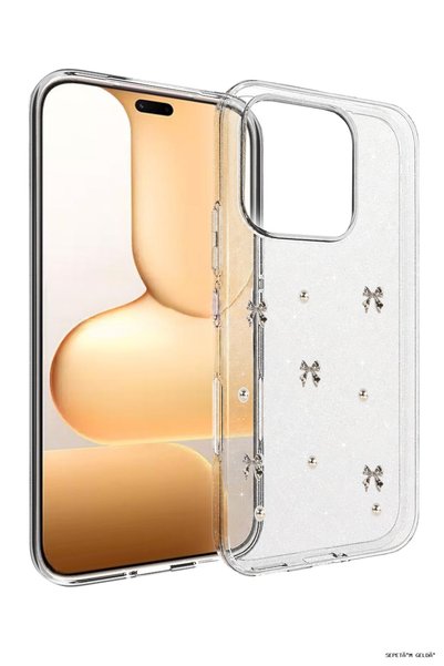 New Face غطاء SPT-GLD Honor 600 Lite بنمط فيونكة - (35814) نمط 8