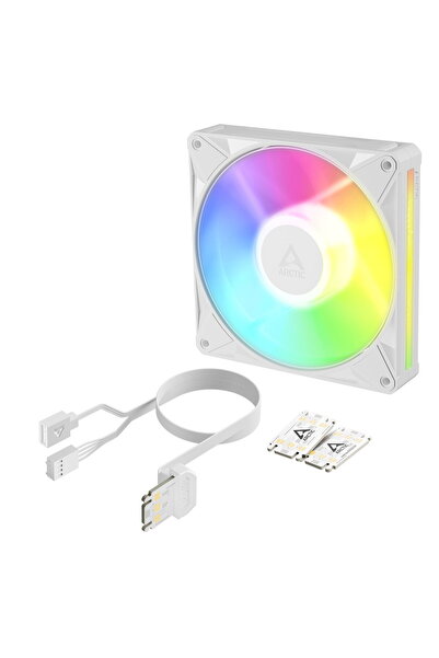 Arctic Ventilator "BioniX P14 A-RGB Wh", 140mm, 450 - 3000 RPM, FDB, 76 cfm, ...