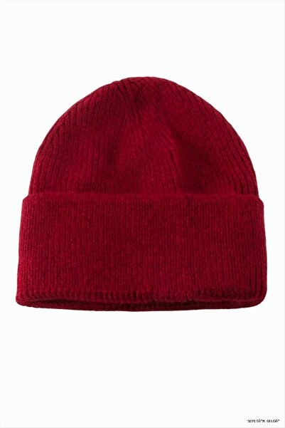 ZERO LAND Spt-Gld Folded (40528) Beret Burgundy