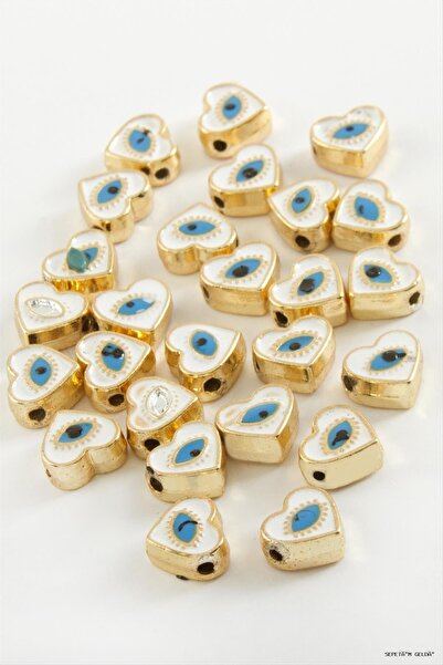 ZERO LAND Spt-Gld Heart Eye Enamel Bracelet and Pendant Horse 1 (45157) Piece...