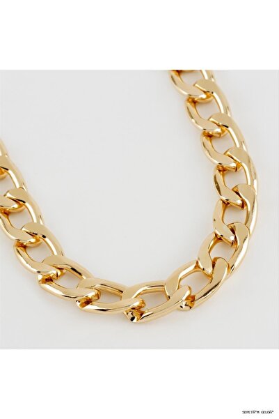 ZERO LAND Spt-Gld Flat Ir (51933) Necklace Yellow