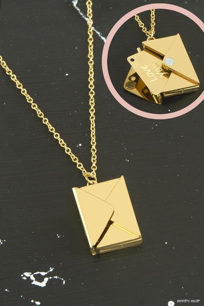 ZERO LAND Spt-Gld Letter Cover Steel (50600) Necklace Yellow