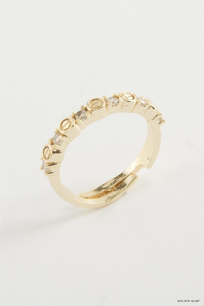 ZERO LAND Spt-Gld Crt Stone (52756) Ring Yellow