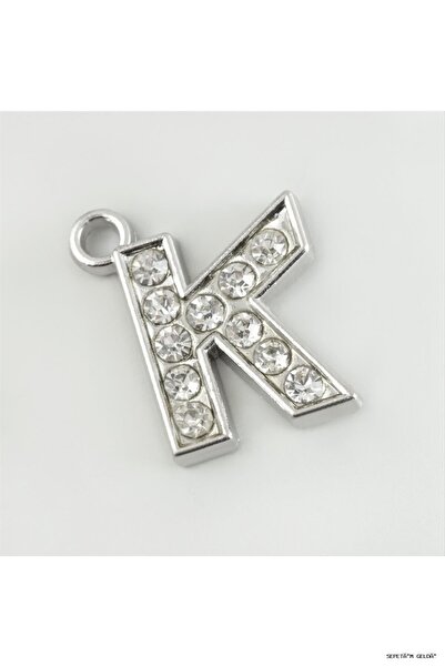 ZERO LAND Spt-Gld Letter Pendant (54035) 1.5 cm