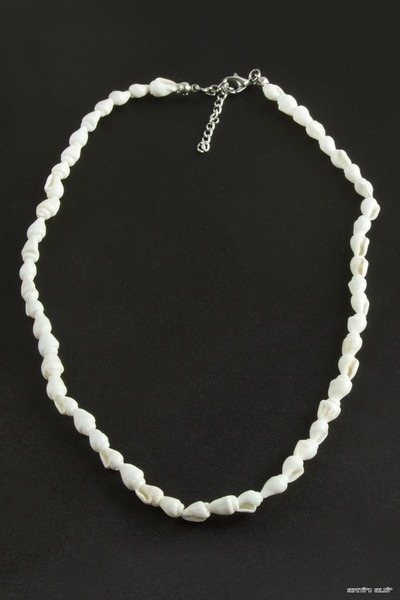 ZERO LAND Spt-Gld Sea Shell (50516) Necklace White