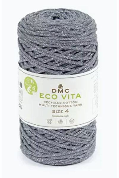 Dmc Fir pentru macrame, tricotat si crosetat Vita 4mm DMC, 250g/200m, metalli...