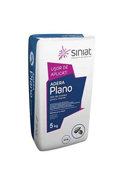 ADERA Tencuială de nivelare, 5Kg Siniat Plano