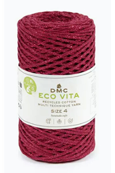 Dmc Fir pentru macrame, tricotat si crosetat Vita 4mm DMC, 250g/200m, metalli...