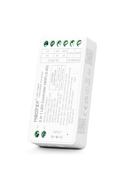 Miboxer MiLight / Controler LED 2-în-1 WIFI 2.4GHz monocrom/alb dublu FUT035W+