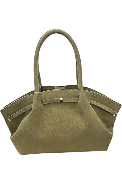 GENERAL Large Suede Tote Bag for Women Stylish Handbag with Big Capacity Dura...