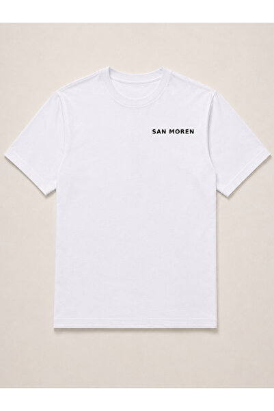 Oversize Fit Beyaz Unisex T-Shirt 020-1