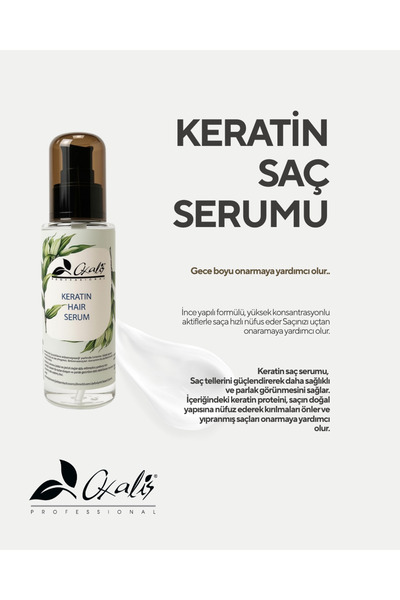 Oxalis Saç Serumu Keratin Saç Bakım Keratin Yağı