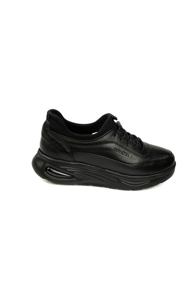 Voyager Z995 Black Leather Casual Women's Shoes