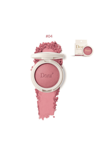 DORA Blusher, velvet powder blush, long-lasting, quick-blending, and clump-re...