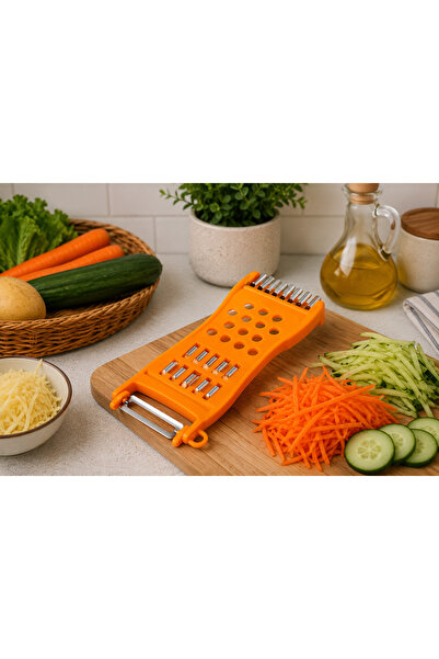 N.zone Multi-Functional Vegetable Grater with Slicer and Peeler, Stainless St...