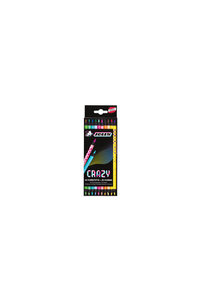 Jolly Σετ 10 χρωματιστών μολυβιών διπλής όψης CRAZY 3000-0528