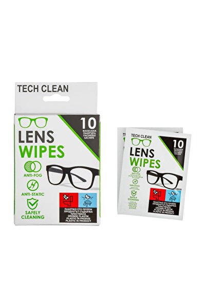tech clean Șervețele / accesoriu pentru curățarea lentilelor, 10 bucăți – cur...