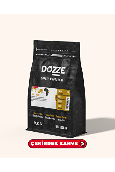 Filtre Kahve Etiophia Yirgacheffe 1kg Çekirdek