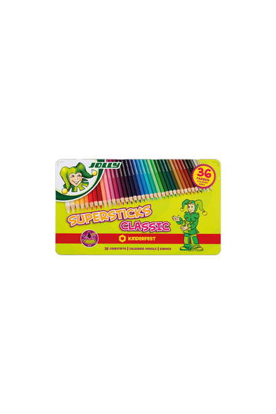 Jolly Set de creioane colorate Supersticks Classic 3000-0334 |   36 de piese