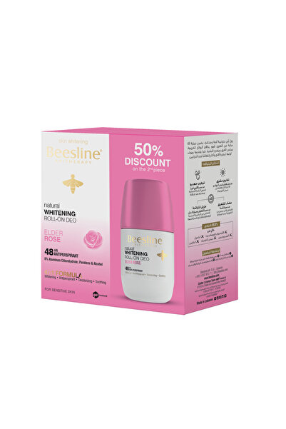 Generic Brand Beesline Whitening Roll On Deodorant Elder Rose 2x50ML (50% Dis...