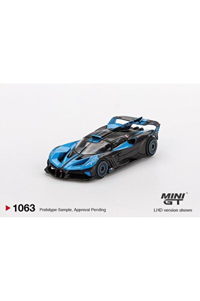 mini gt 1/64 Bugatti Bolide Presentation Black and Blue 2024 (Lhd) No:1063
